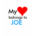 HEART1, My, belongs to, JOE t-shirts
