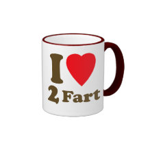 Heart 2 Fart Pass the Gas Silent Deadly Love Mug