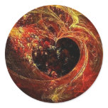 Heart a'Fire Stickers