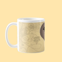 Heart Akita mugs