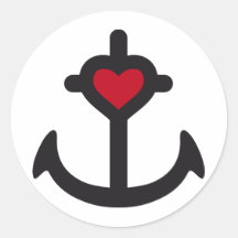 heart anchor stickers