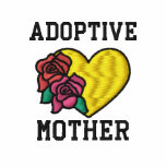 Heart and Roses Adoptive Mother Embroidered Shirt