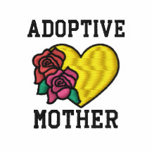Heart and Roses Adoptive Mother Embroidered Shirt