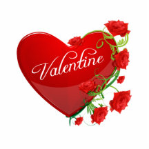 Heart and Roses Valentine Cut Outs