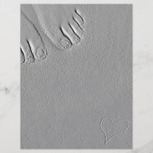 heart and sandy feet flyer