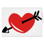 Heart arrow cards