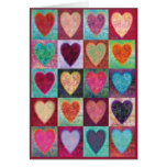 Heart Art Tiles Card
