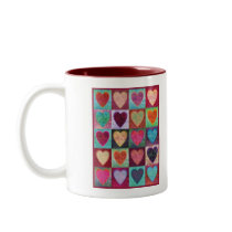 Heart Art Tiles Coffee Mug