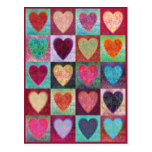 Heart Art Tiles Post Cards