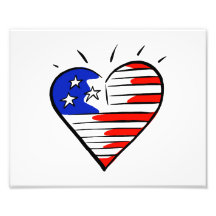 heart as flag american photograph