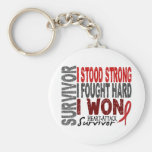 Heart Attack Survivor 4 Heart Disease Keychains