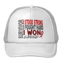 Heart Attack Survivor 4 Heart Disease Trucker Hats
