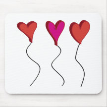 Heart Balloon Mousepads
