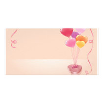 Heart balloons & chocolates