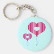 Heart Balloons Key Chain