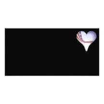 Heart Banner Photo Greeting Card