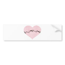 Heart Beat III Bumper Stickers