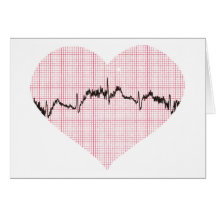 Heart Beat III Greeting Card