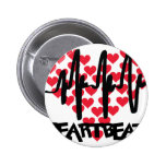 heart beat love hearts button