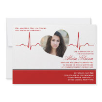 Heart Beat Photo Announcement/Invitation