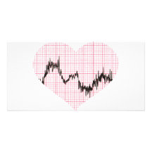 Heart Beat VIII Photo Card Template