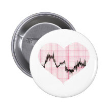 Heart Beat VIII Pinback Button