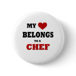 Heart  Belongs to a Chef Pin
