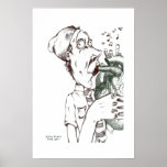 heart blow print