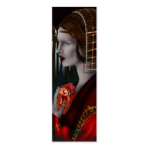heart bookmark business cards