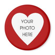 Heart Border Magnet - Template