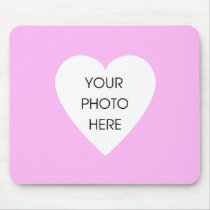 Heart Border Mousepad Template - Pink