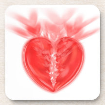 HEART BREAKER BEVERAGE COASTERS