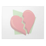 Heart Broken Memo Note Pad