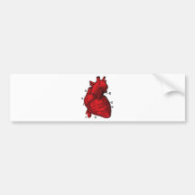 heart bumper sticker