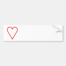 Heart Bumper Stickers