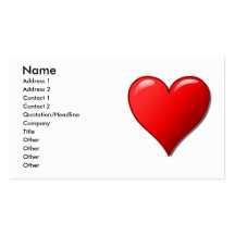 Heart Business Card