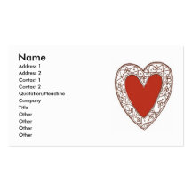 Heart Business Card