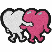 Heart Butts Arm in Arm Pocket Size