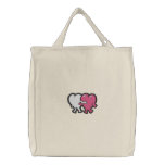 Heart Butts Arm in Arm Tote Bags