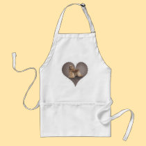 Heart Cocker Spaniel aprons