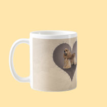 Heart Cocker Spaniel mugs