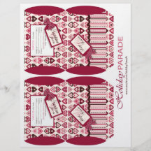 Heart Confections Mini Puff Box Template Custom Flyer