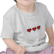 Heart Containers - Gamer, geek video games Life Tshirt