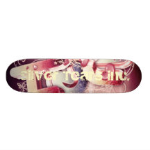 Heart Custom Skate Board