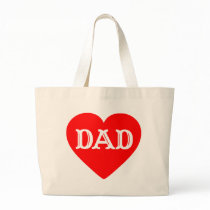 HEART DAD TOTE BAGS