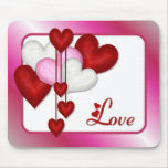 Heart Decor Mouse Pad