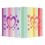 HEART DESIGN BINDER..ADD YOUR TEXT