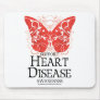 Heart Disease Butterfly Mouse Pad