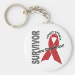 Heart Disease Survivor Key Chain