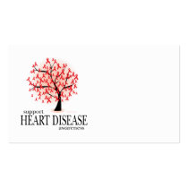 Heart Disease Tree Business Card Template